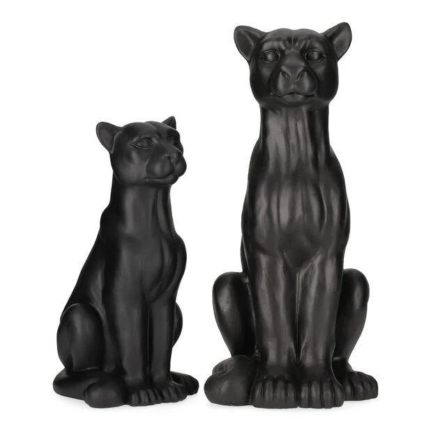 Dekorasjon Jaguar - Høyde 40 Cm, Svart - Bilde 4