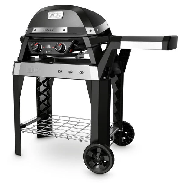 Elektrisk Grill Weber Pulse 2000 Med Vogn - Lengde 112 Cm, Svart - Bilde 3