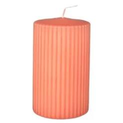 Kubbelys Rillet - Høyde 12 Cm, Rosa