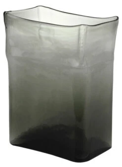 Vase Romy - Høyde 23 Cm, Grå