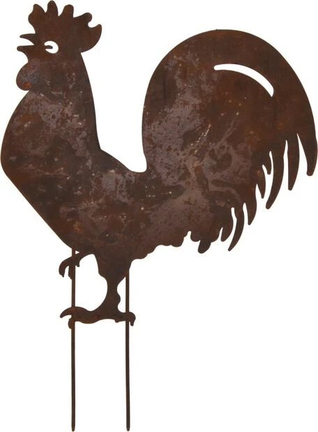 Dekorasjonspinne Hane - Lengde 47 Cm, Rust