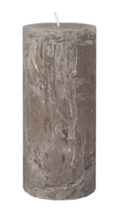 Kubbelys Rustikk - Høyde 15 Cm, Grå