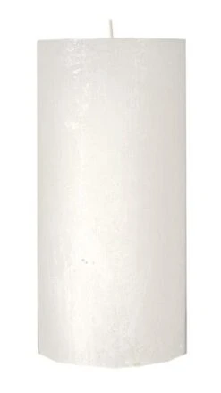 Kubbelys Rustikk - Høyde 20 Cm, Hvit