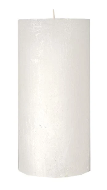 Kubbelys Rustikk - Høyde 20 Cm, Hvit