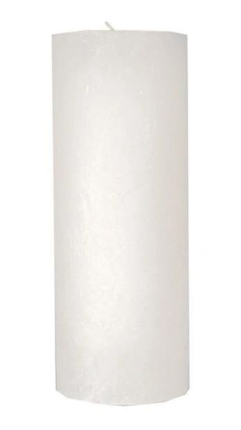 Kubbelys Rustikk - Høyde 25 Cm, Hvit