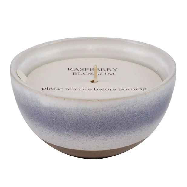 Duftlys I Skål Bringebær - Ø10 Cm, Rosa