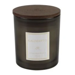 Duftlys I Glass Musk - Ø8 Cm, Brun