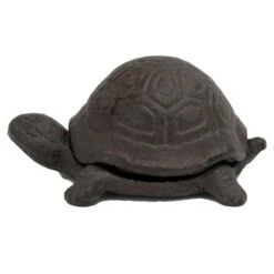 Nøkkeloppbevaring Skilpadde - Lengde 12 Cm, Brun