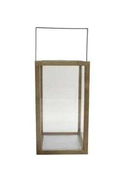 Lykt Woody - Høyde 26 Cm, Tre